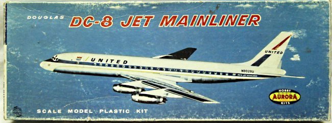 Aurora 1/103 DC-8 Jet Mainliner United Air Lines, 387-249 plastic model kit